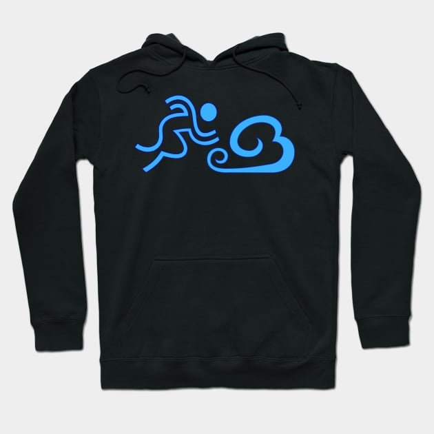 cloud chasing Hoodie by moonmorph